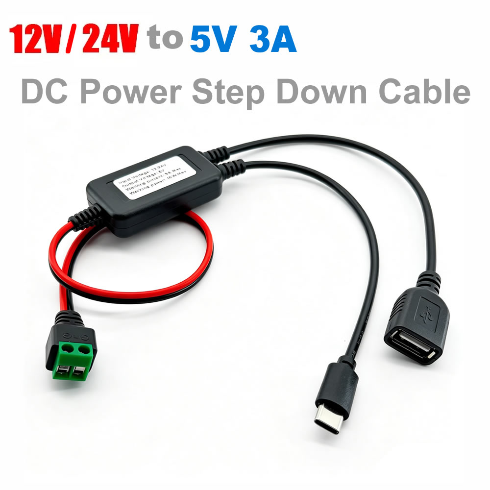 Modular Power Supply - ตัวแปลงไฟ 12V/24V เป็น 5V โมดูล DC-DC