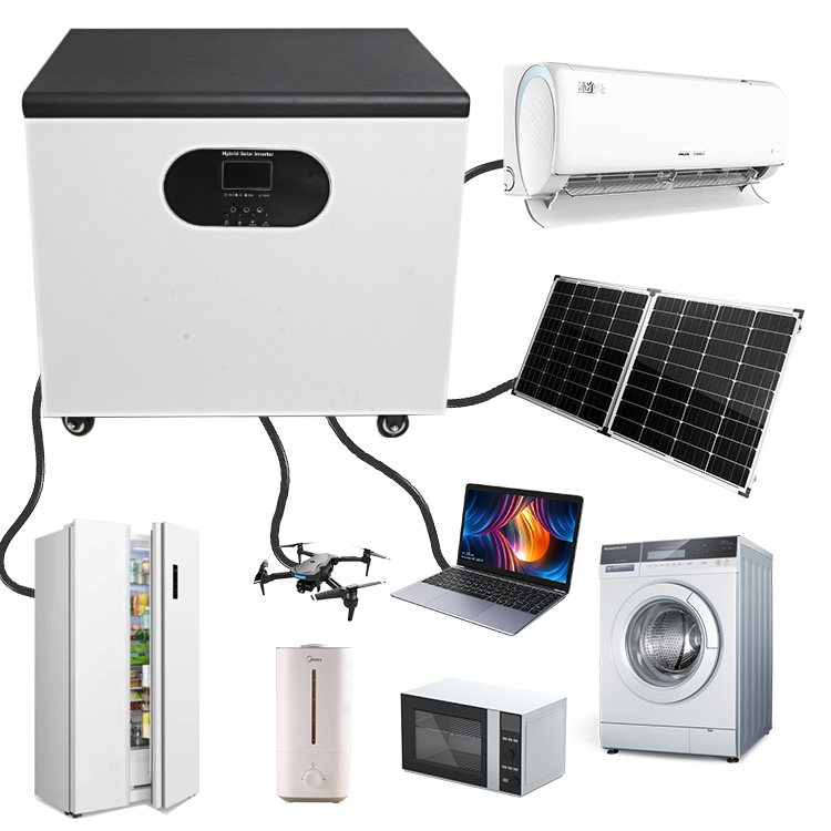 Ac Power Supply - เครื่องกำเนิดไฟฟ้าพลังงานแสงอาทิตย์สำหรับรถบ้านและแคมป์ปิ้ง พร้อมระบบชาร์จไฟ AC ระบบกักเก็บพลังงาน กำลังไฟ 2500