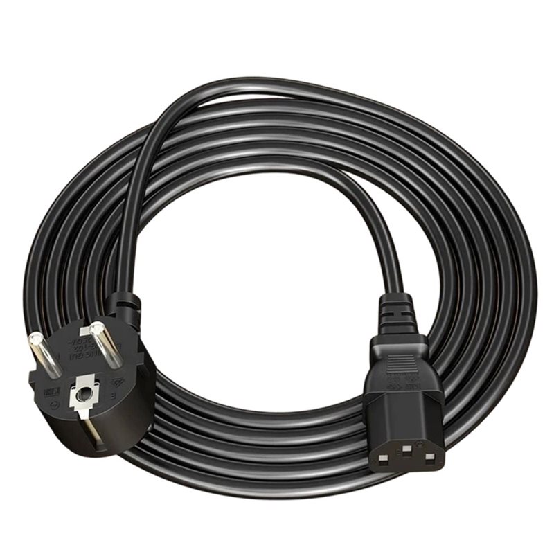 Psu Computer - ปลั๊ก EU C13 สายไฟ 1.5M สายต่อพ่วงสำหรับคอมพิวเตอร์จอภาพเครื่องพิมพ์สำหรับโซนี่