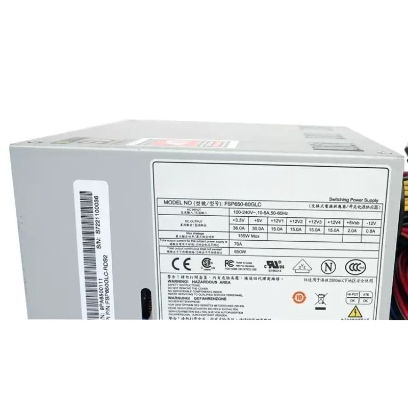 650-80GLC 650W แหล่งจ่ายไฟแบบส - Power Supply 650W บทวิจารณ์และราคา