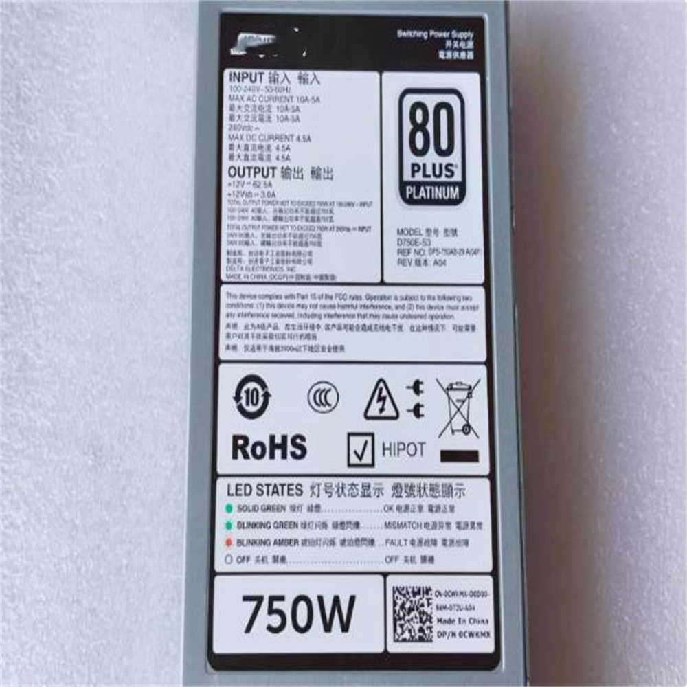 สําหรับ DELL PowerEdge R740 R7 - Server Power Supply บทวิจารณ์และราคา