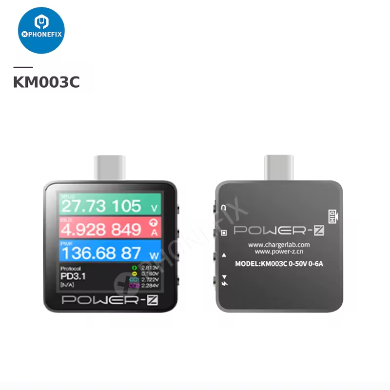 POWER-Z KM003C KM001 KT002โพรโ - Power Supply Tester บทวิจารณ์และราคา
