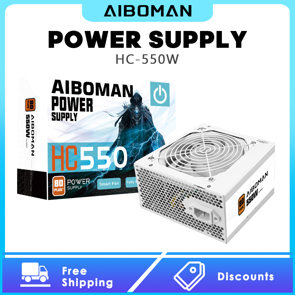 AIBOMAN พาวเวอร์ซัพพลาย 550W 8 - Power Supply 650W บทวิจารณ์และราคา