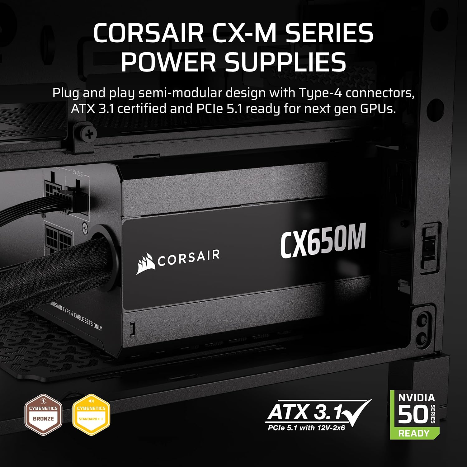 CX650M (2025) แหล่งจ่ายไฟกึ่งโ - Power Supply 650W บทวิจารณ์และราคา