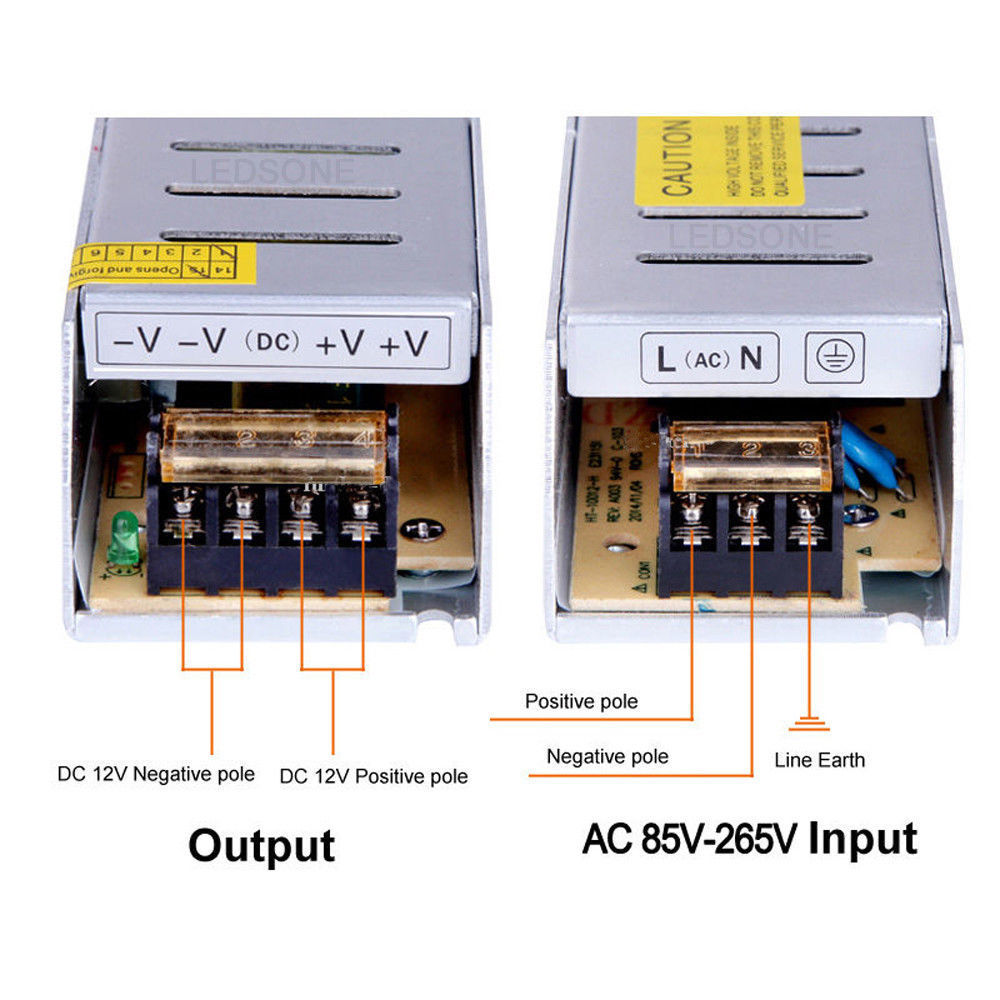 DC 5V 12V 24V 36V SMPS 1A 2A 3 - Smps Power Supply บทวิจารณ์และราคา