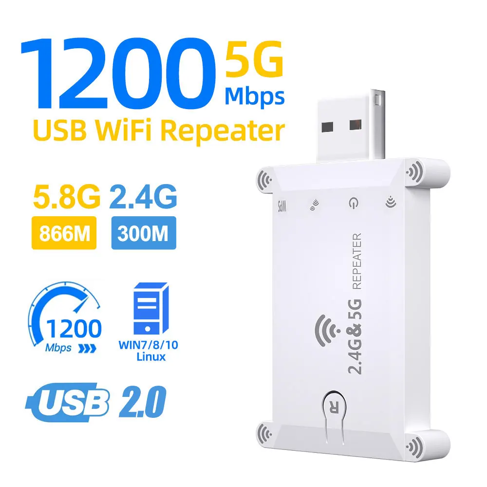 WiFi FIY 2.4g/5g Usb Wifi Repe - Server Power Supply บทวิจารณ์และราคา